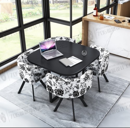 Wood marble dining table - ,