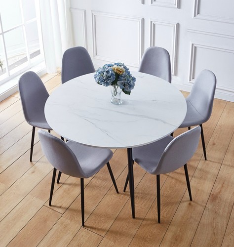 Dining table set marble top - set,,