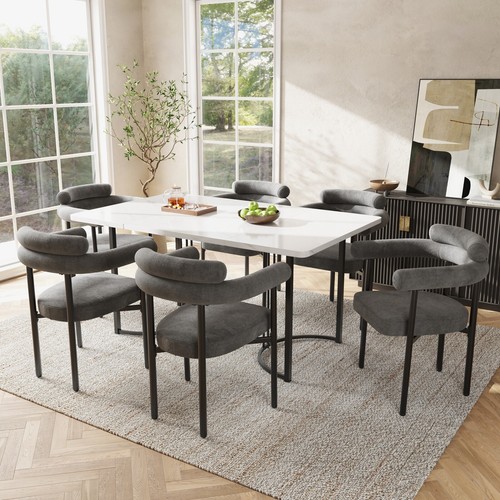 Dining table and chairs set - and,