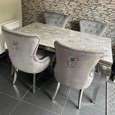 Luxury 150cm Louis Light Grey