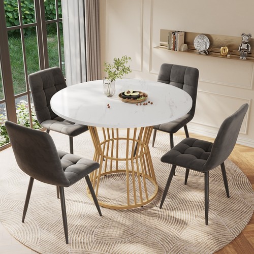 Round dining table - round,