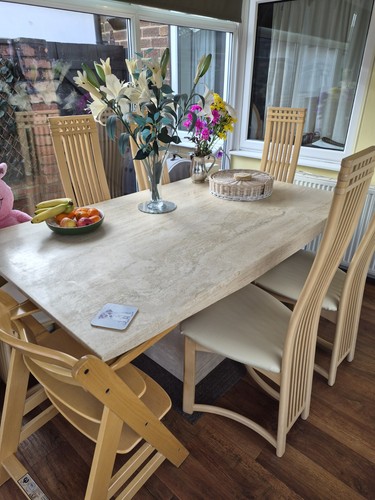 Marble dining table 100cm - table, by