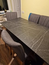 Black Marble effect Dinning
