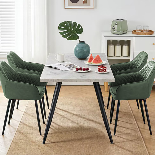 Marble effect dining - effect, table