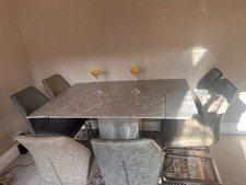 Dinner Table With 6 Chairs and