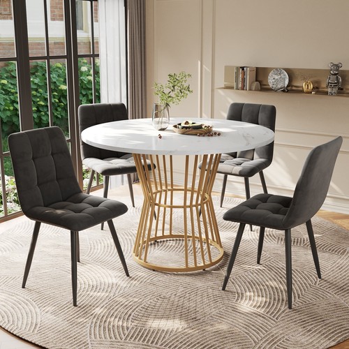 Dining table and chairs set - and,