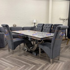 Arial 180cm Light Grey Marble