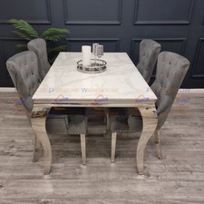 FurnitureDW 150cm White Marble