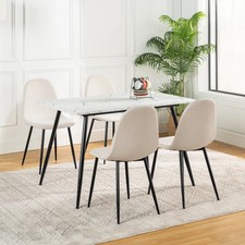 Marble Wooden Dining Table and