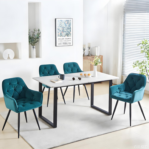 Marble effect dining - marble,