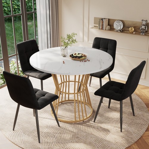 Round dining table chairs - dining,